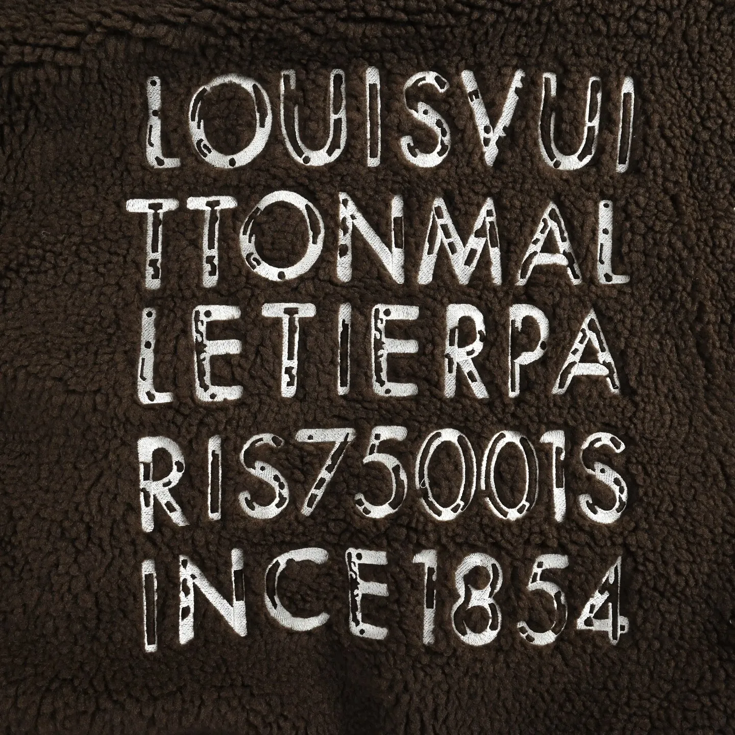 Louis Vuitton/Louis Vuitton Coffee Brown Teddy Lamb Jacket